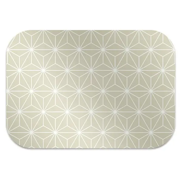 Covoras pentru protectie pardosea model geometric