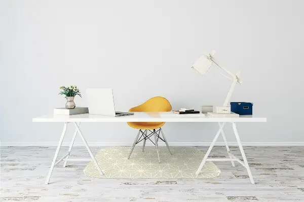 Covoras pentru protectie pardosea model geometric