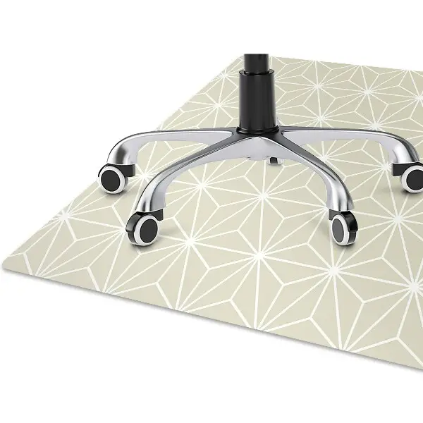 Covoras pentru protectie pardosea model geometric