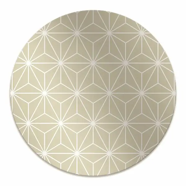Covoras pentru protectie pardosea model geometric