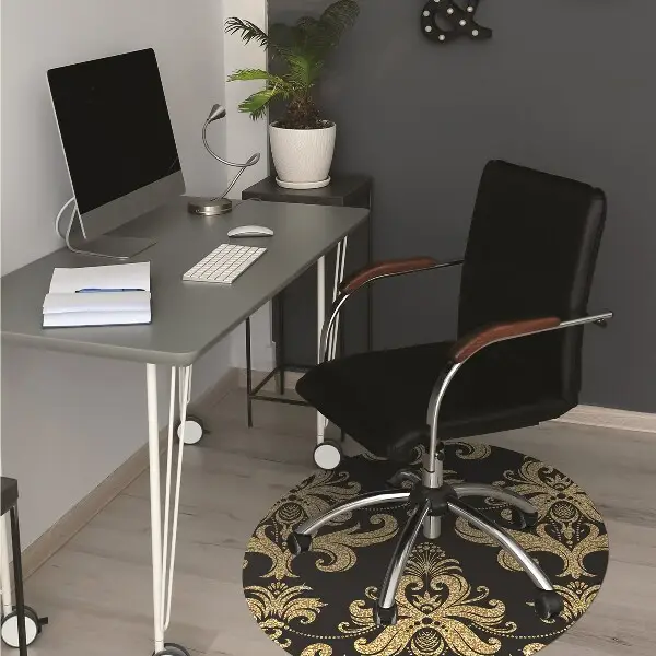 covoras protectie podea ornament de aur
