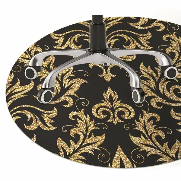 protectie podea scaun ornament de aur