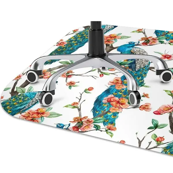 protectie podea scaun Peacock colorat