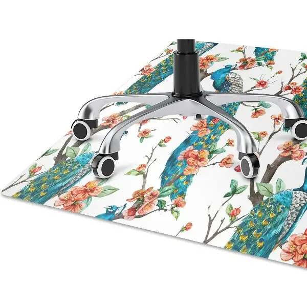 protectie podea scaun Peacock colorat