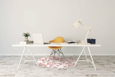 protectie podea scaun birou flori de cireș