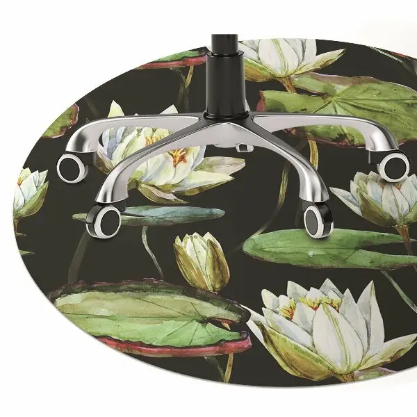 Covoras pentru protectie pardosea flori de lotus