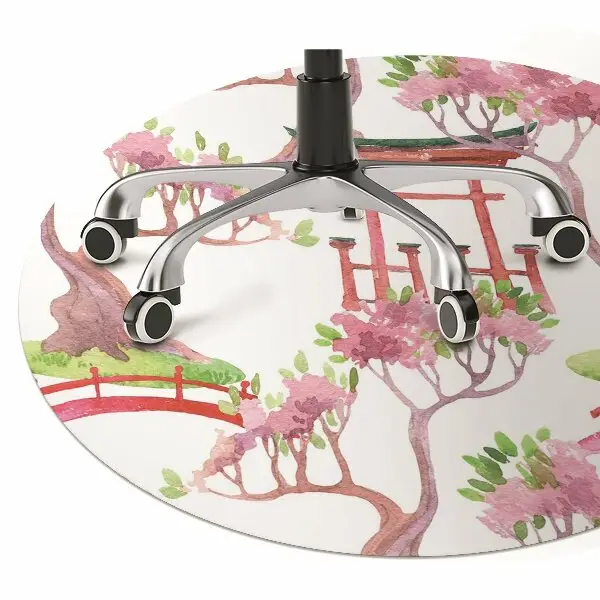protectie podea scaun motive japoneze