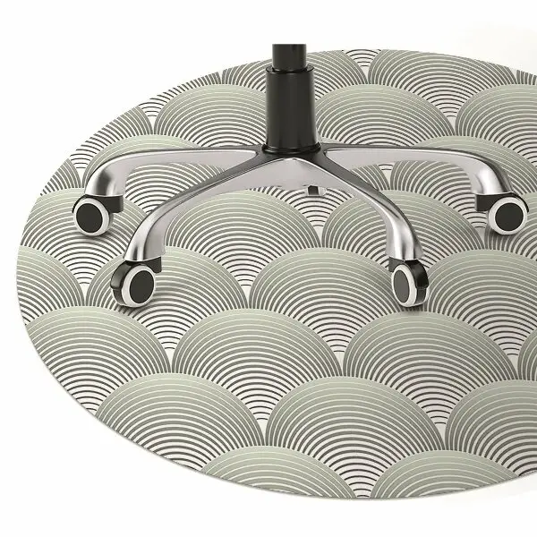 Covoras pentru protectie pardosea semicercuri model