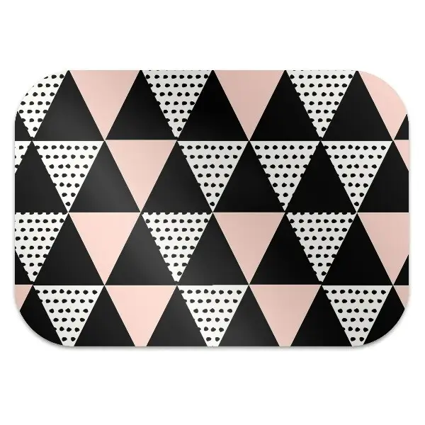 protectie podea birou triunghiuri geometrice