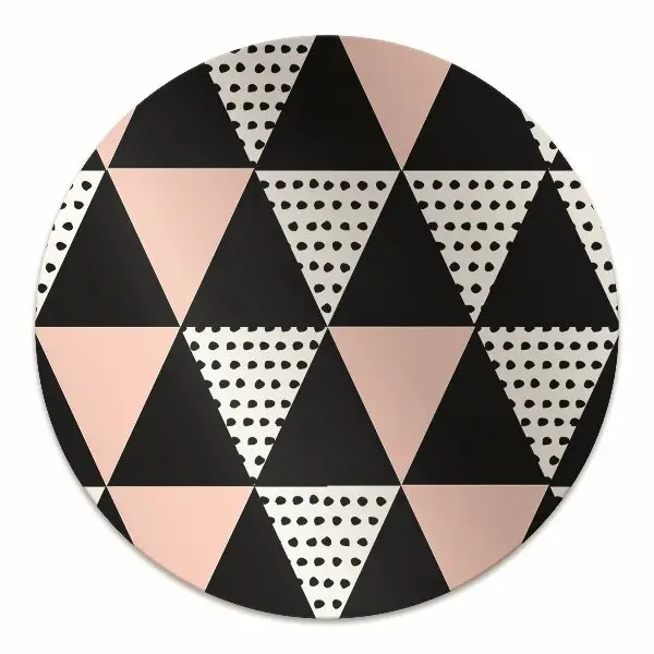 protectie podea birou triunghiuri geometrice