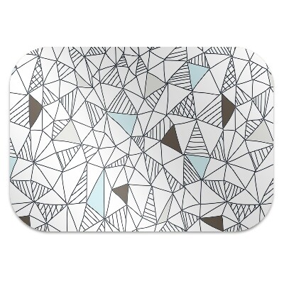 protectie podea birou model geometric