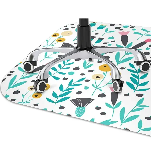 protectie podea scaun birou flori scandinave