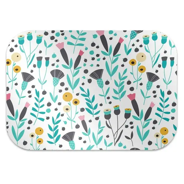 protectie podea scaun birou flori scandinave