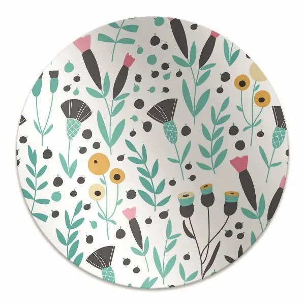 protectie podea scaun birou flori scandinave