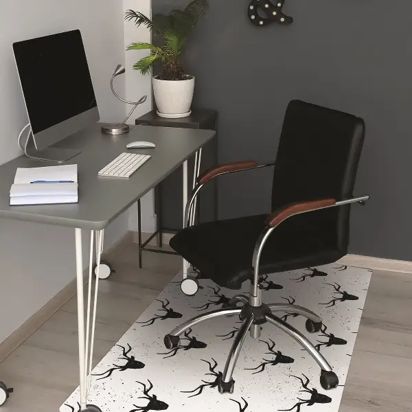 Covoras pentru protectie pardosea cap de caprioara