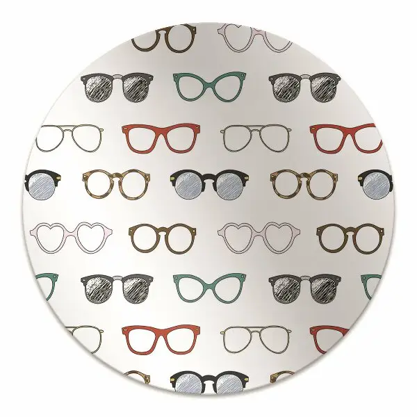 Covorașe pentru scaune ochelari retro
