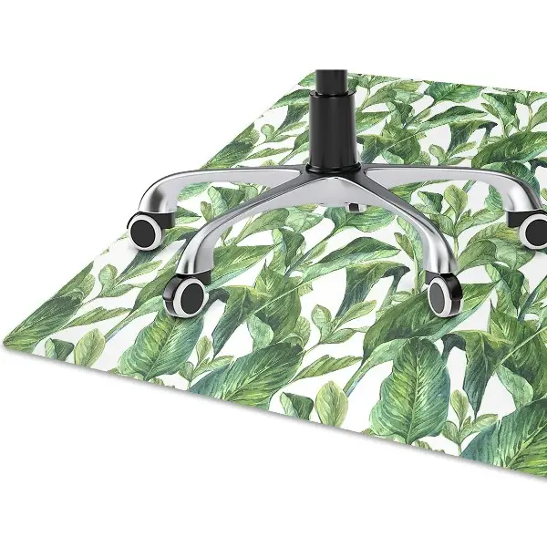 Covoras pentru protectie pardosea frunze tropicale