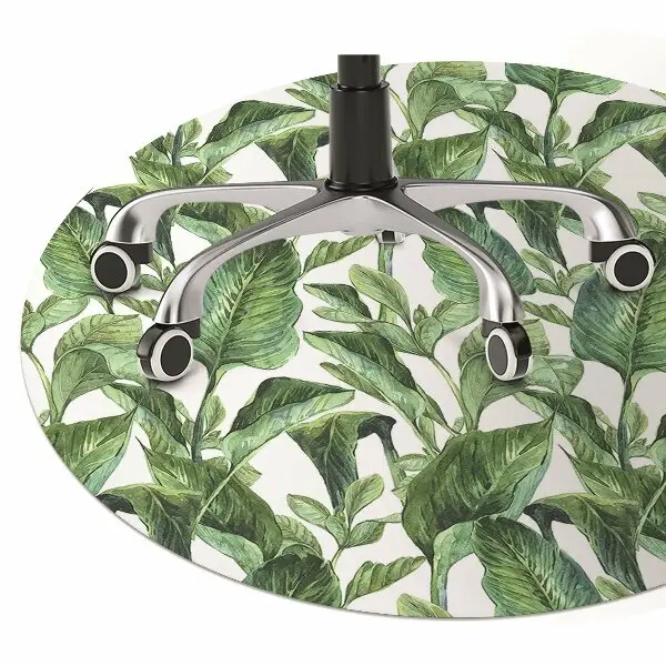 Covoras pentru protectie pardosea frunze tropicale