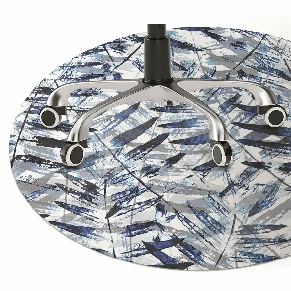 protectie podea scaun birou frunze tropicale