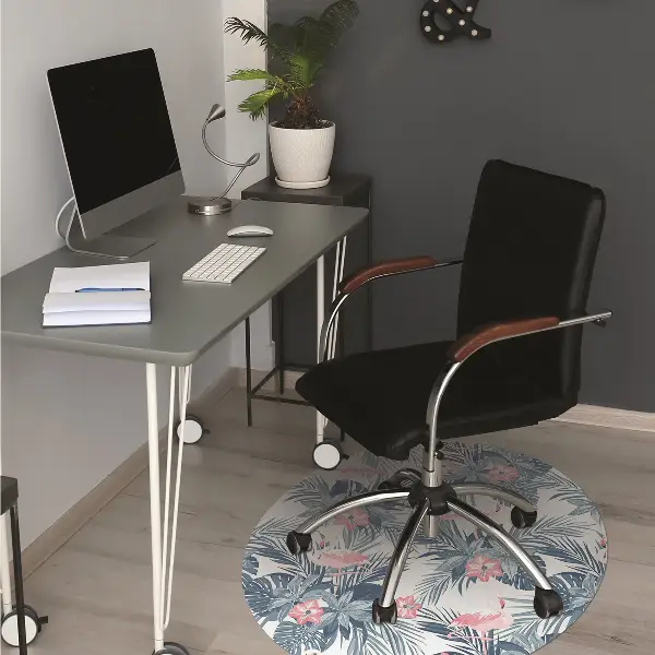 Covoras pentru protectie pardosea Flamingos și pete