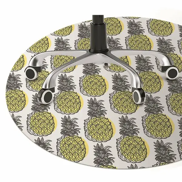 Covorașe pentru scaune model de ananas