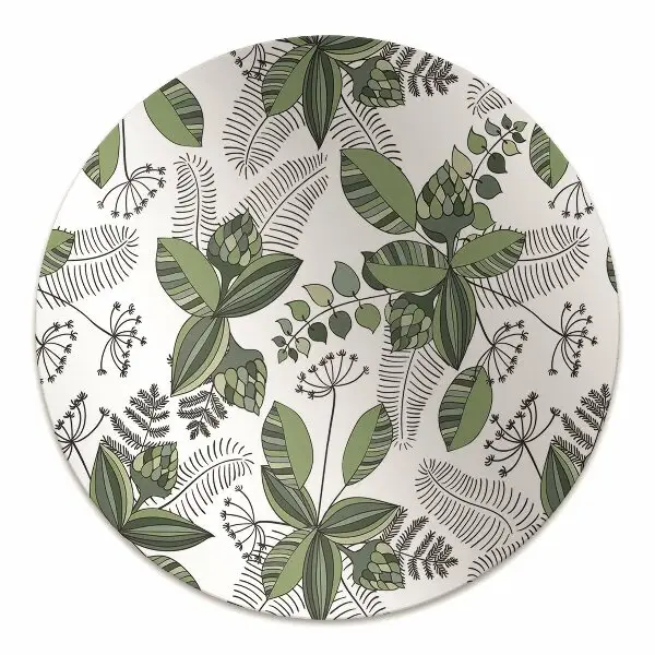 Covoras pentru protectie pardosea model de botanică