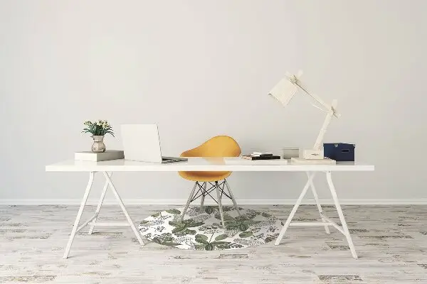 Covoras pentru protectie pardosea model de botanică