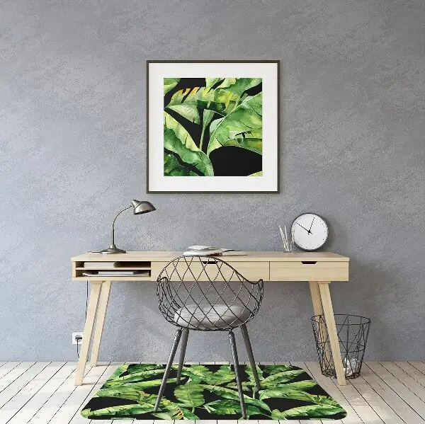 protectie podea scaun birou frunze tropicale