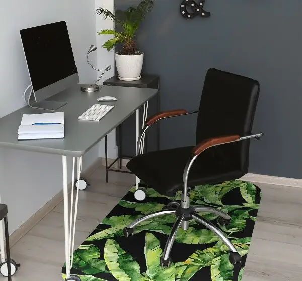 protectie podea scaun birou frunze tropicale