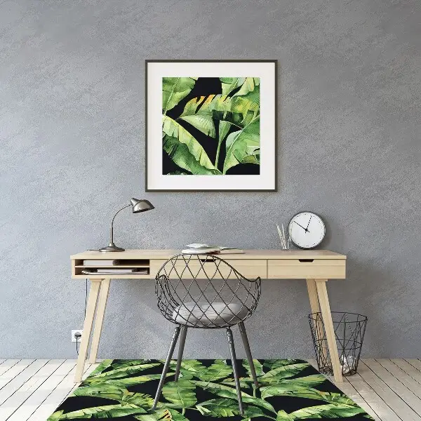 protectie podea scaun birou frunze tropicale