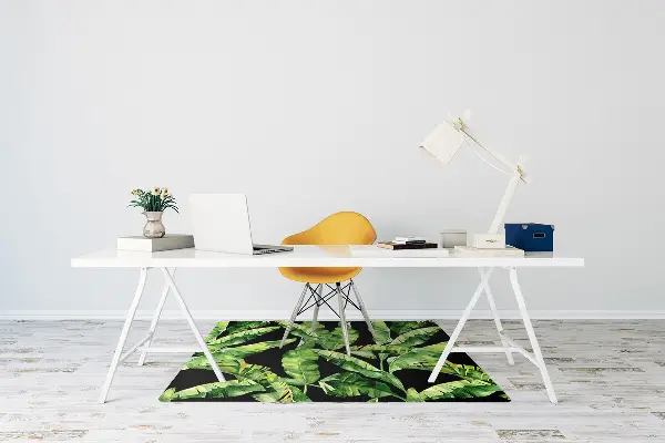 protectie podea scaun birou frunze tropicale