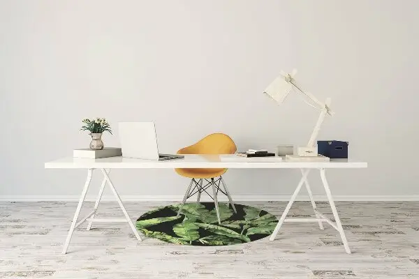 protectie podea scaun birou frunze tropicale
