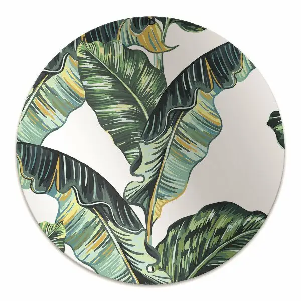 Covoras pentru protectie pardosea frunze exotice
