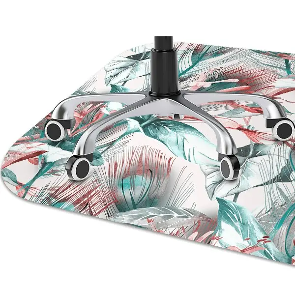Covoras pentru protectie pardosea desen tropical