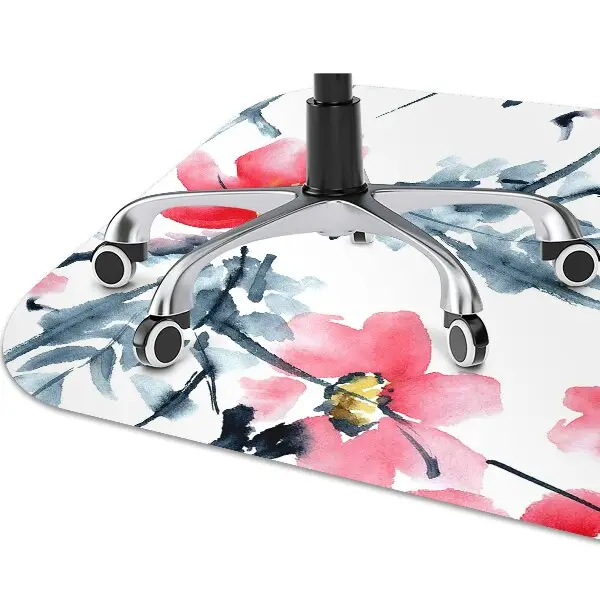 protectie podea scaun model floral