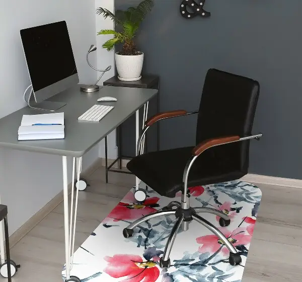 protectie podea scaun model floral