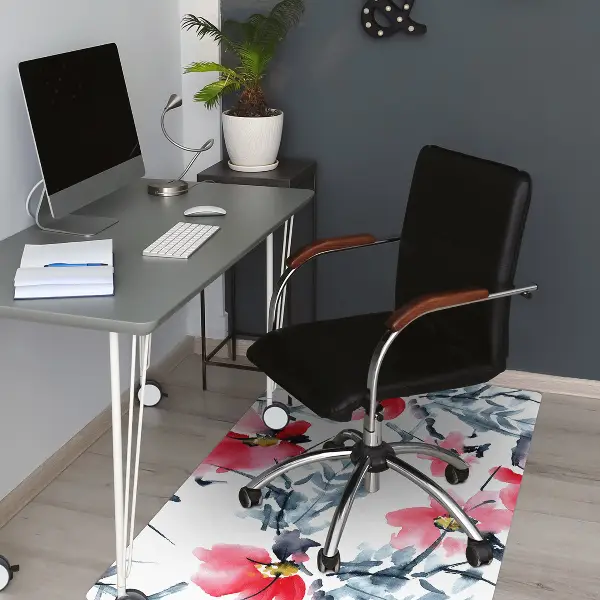 protectie podea scaun model floral