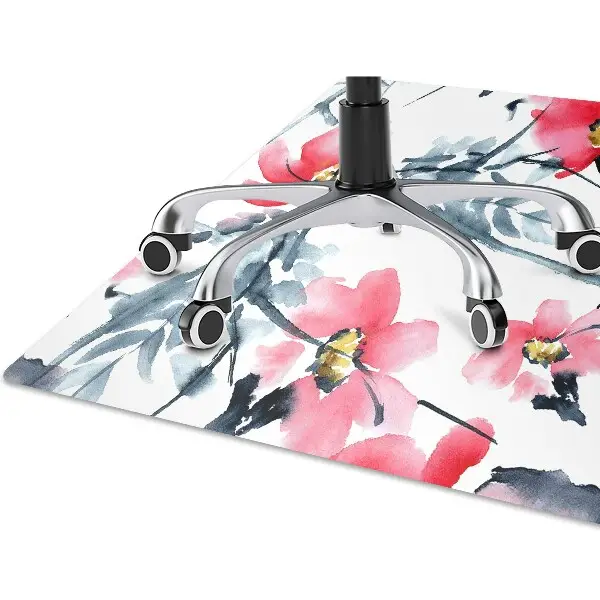 protectie podea scaun model floral