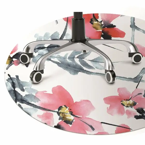 protectie podea scaun model floral