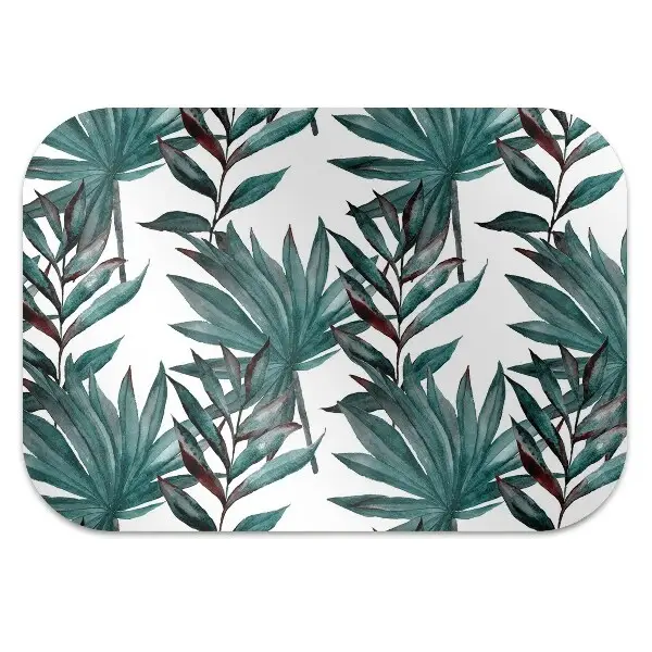 Covoras pentru protectie pardosea ilustrare tropical
