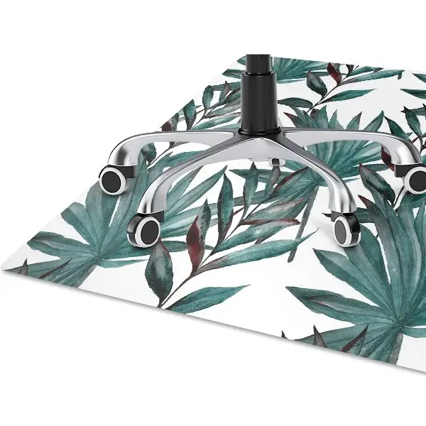 Covoras pentru protectie pardosea ilustrare tropical