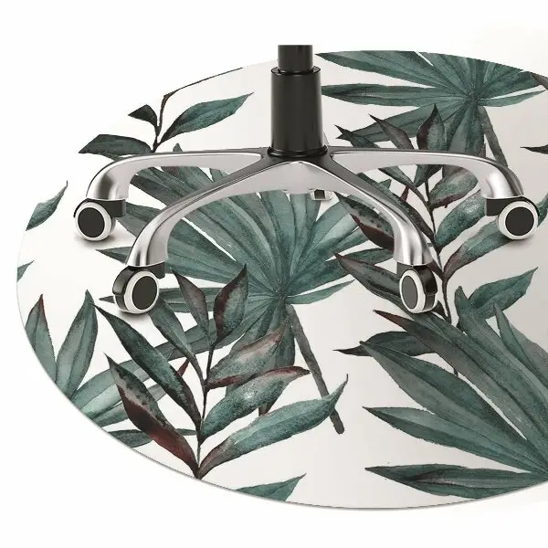 Covoras pentru protectie pardosea ilustrare tropical