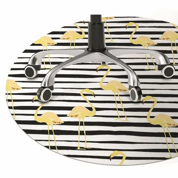 protectie podea scaun birou flamingo de aur
