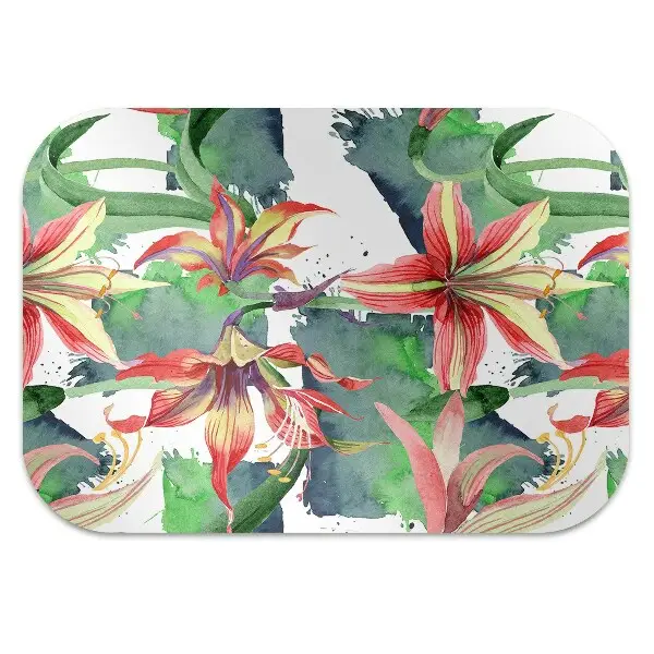Covoras pentru protectie pardosea floare Hippeastrum