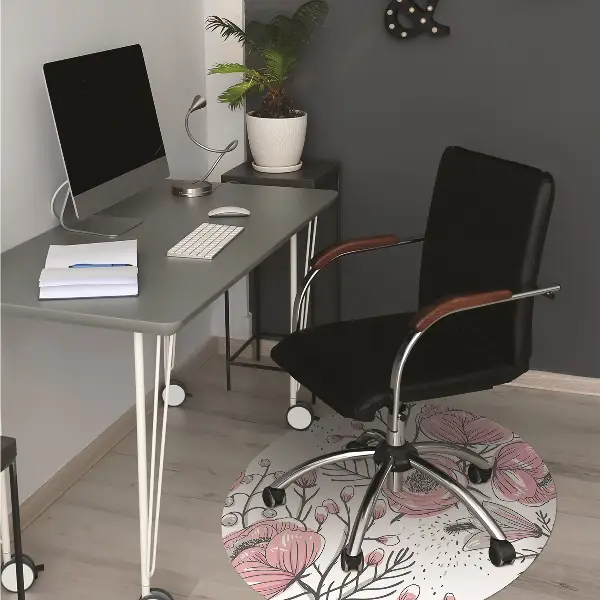 covoras protectie podea Pastel Roses Art
