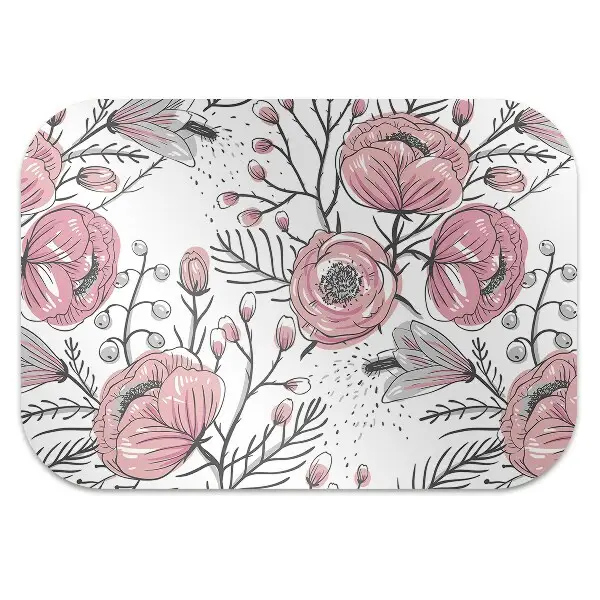 covoras protectie podea Pastel Roses Art