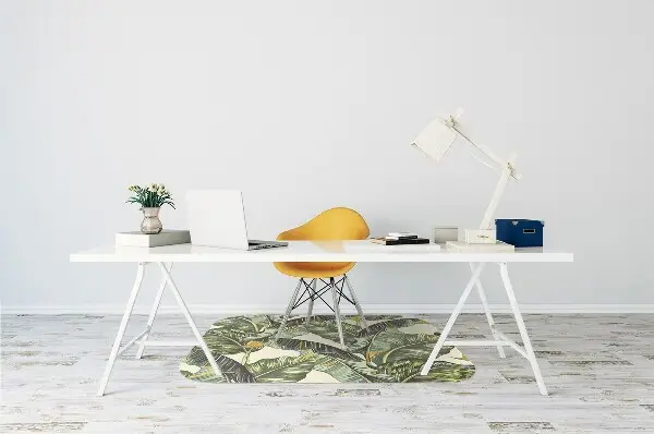 protectie podea scaun frunze tropicale
