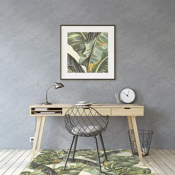 protectie podea scaun frunze tropicale