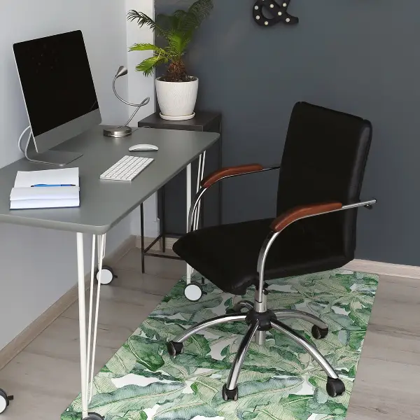 covoras protectie podea frunze de bananier