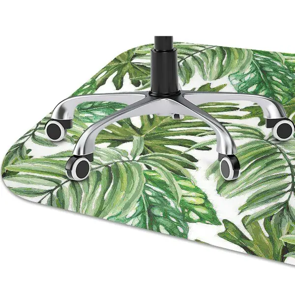 Covoras pentru protectie pardosea frunze tropicale